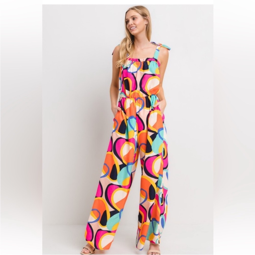 ShopEvelynne Colorful Abstract Jumpsuit